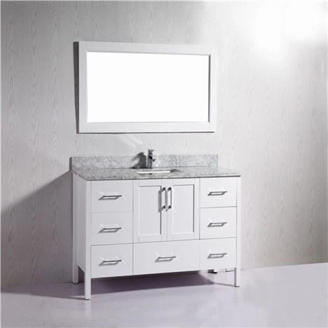 Irħam Top Double Basin Solidu Kamra tal-Banju Vanity