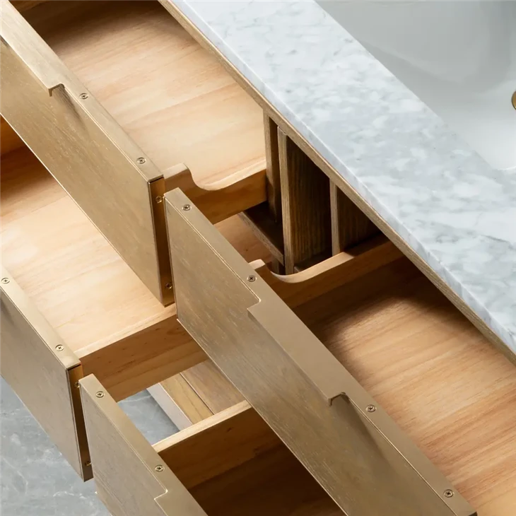 Modern Ceramic Basin Vanity drawers