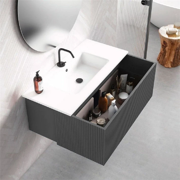 Modern Gray Bathroom Vanity